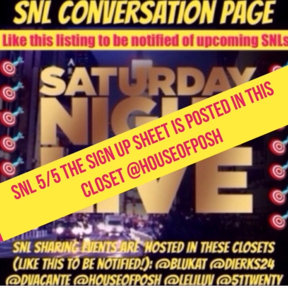 Cinco de Mayo SNL sign up in @houseofposh